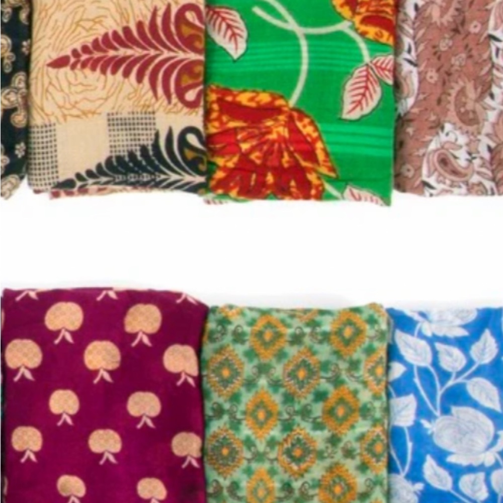 Kantha Sari Scarf hand made